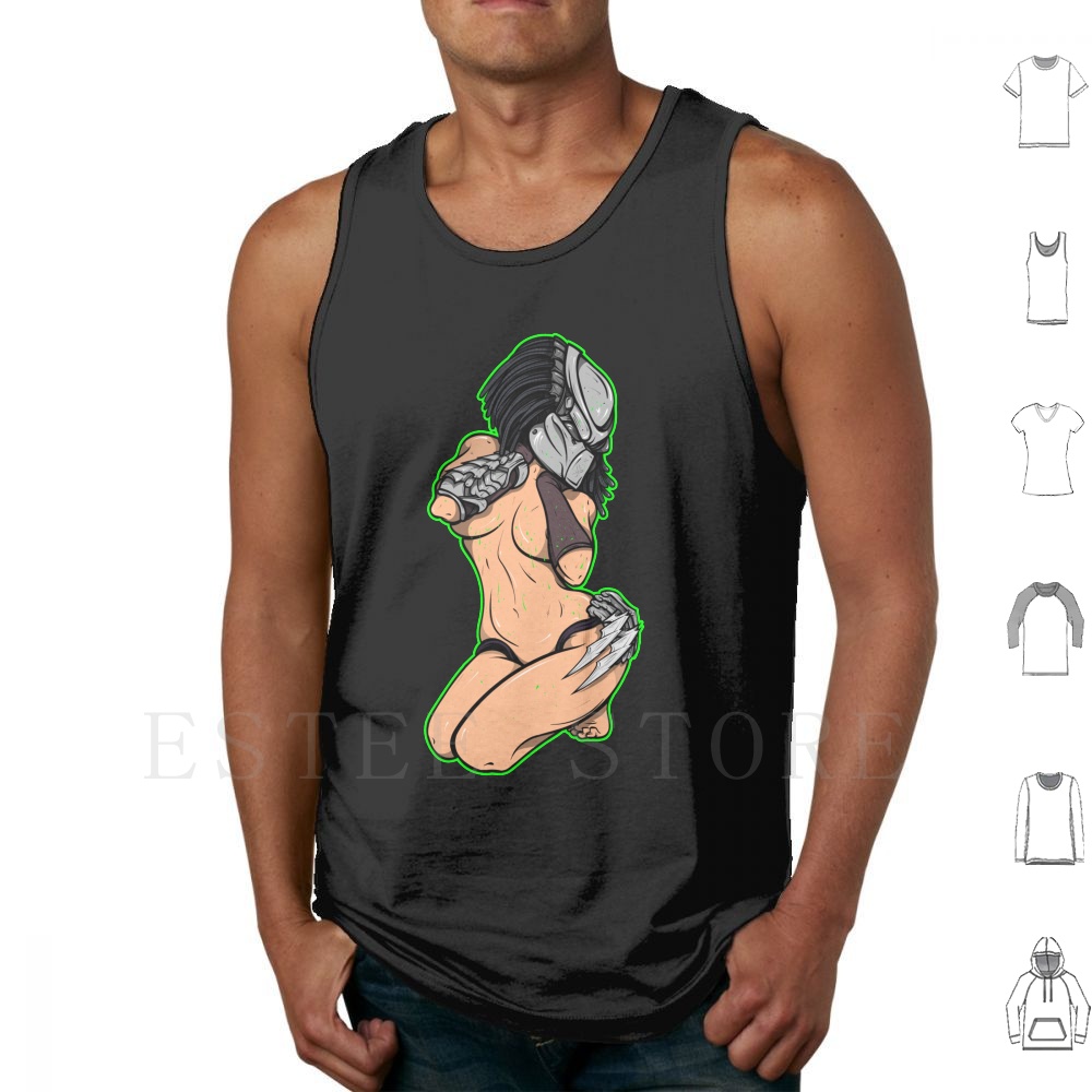Science Hunter - Canotte con Illustrazione Pin-up Hunter, Personalizzate
