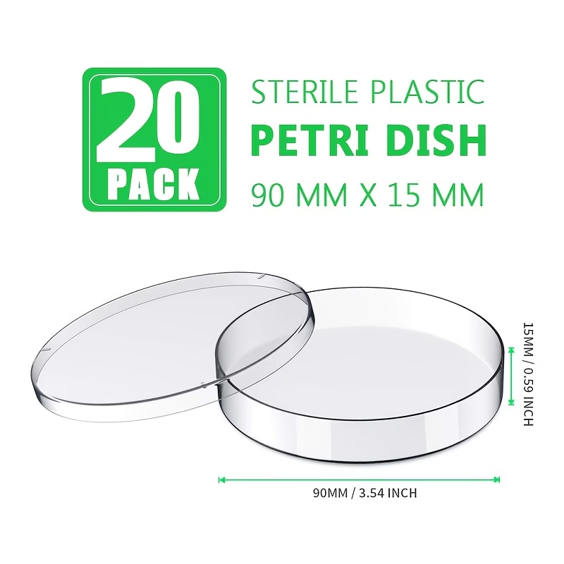 Science Experiment - Costo: 20 piastre Petri in plastica