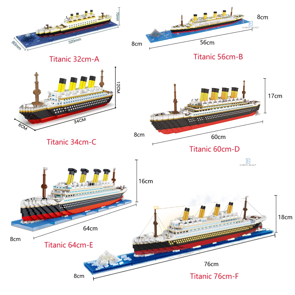 KNEW BUILT 6 Tipi Titanic Mode - Science Olympiad recensione e prezzo